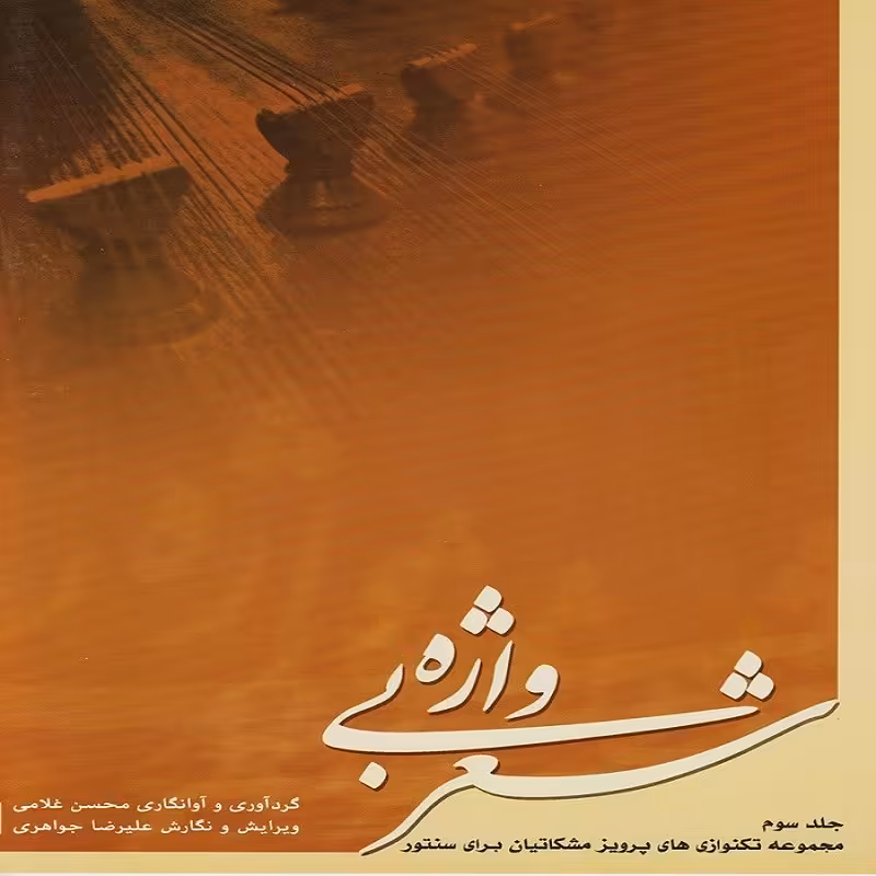 کتاب شعر بی واژه (جلد سوم) مجموعه تکنوازی های پرویز مشکاتیان برای سنتور