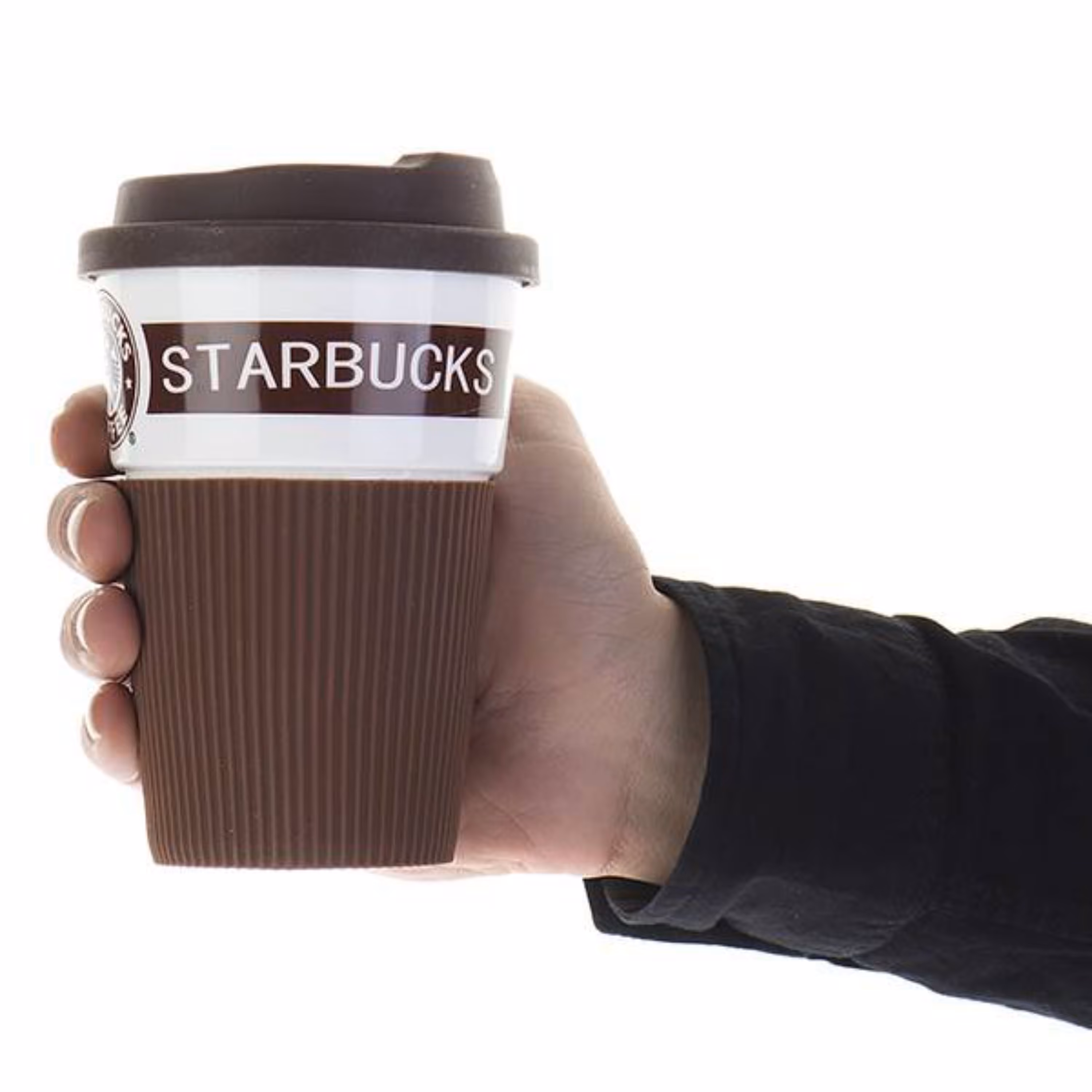 ماگ و لیوان سرامیکی استارباکس مدل اکولایف ظرفیت 400 رنگ قهوه ای