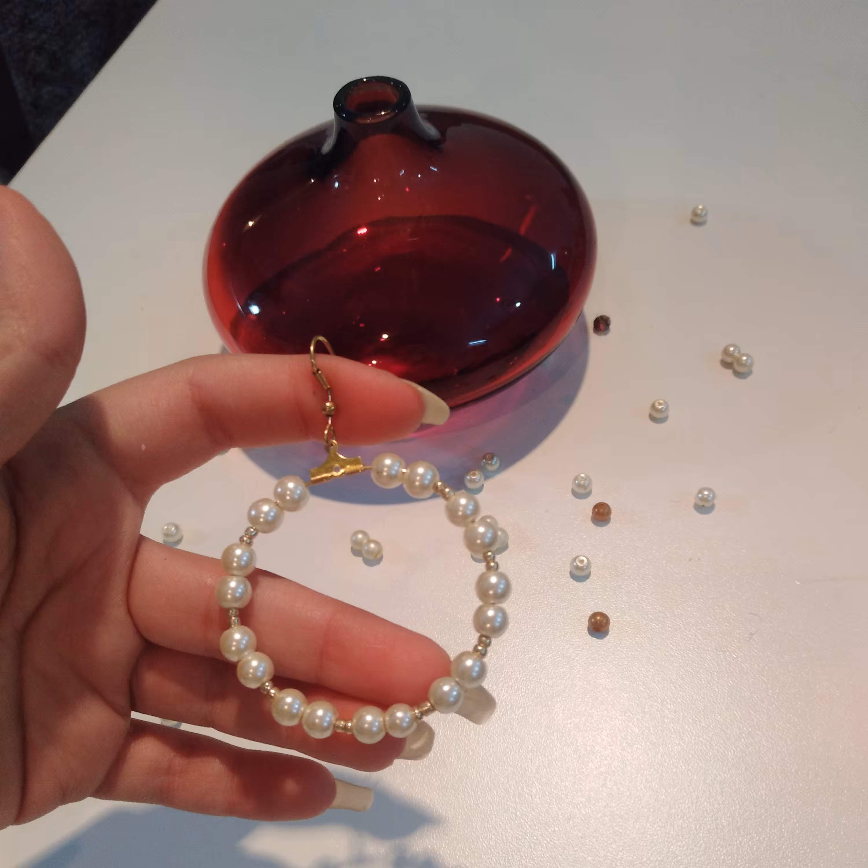 گوشواره مرواریدی