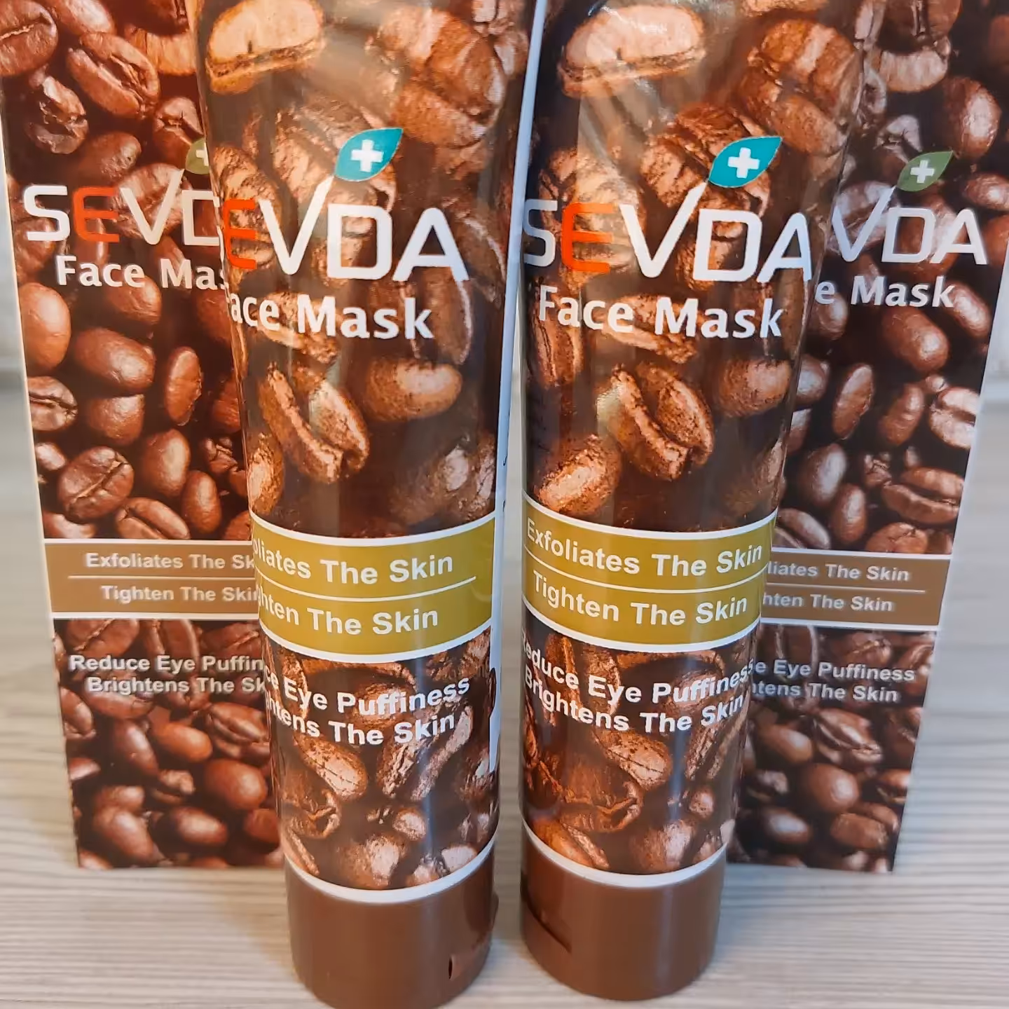 ماسک قهوه سودا ضد پیری و چروک  پوست و مرطوب کننده پوست