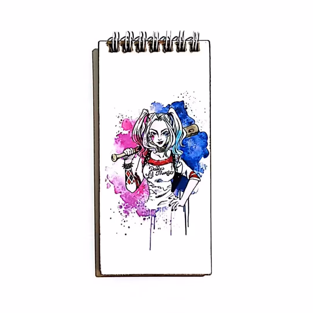 دفترچه یادداشت طرح هارلی کویین