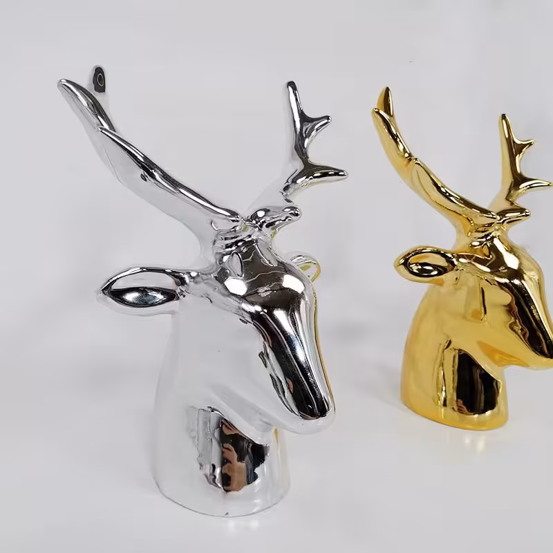 اکسسوری  کله گوزن کوهستان سرامیکی بزرگ