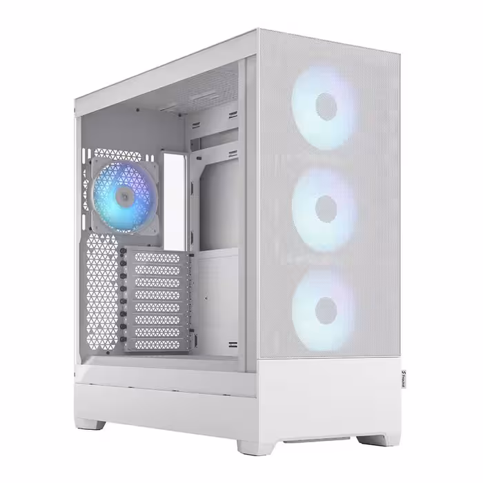 قیمت و خرید کیس کامپیوتر فرکتال دیزاین مدل Pop XL Air RGB White TG Clear | یاس ارتباط