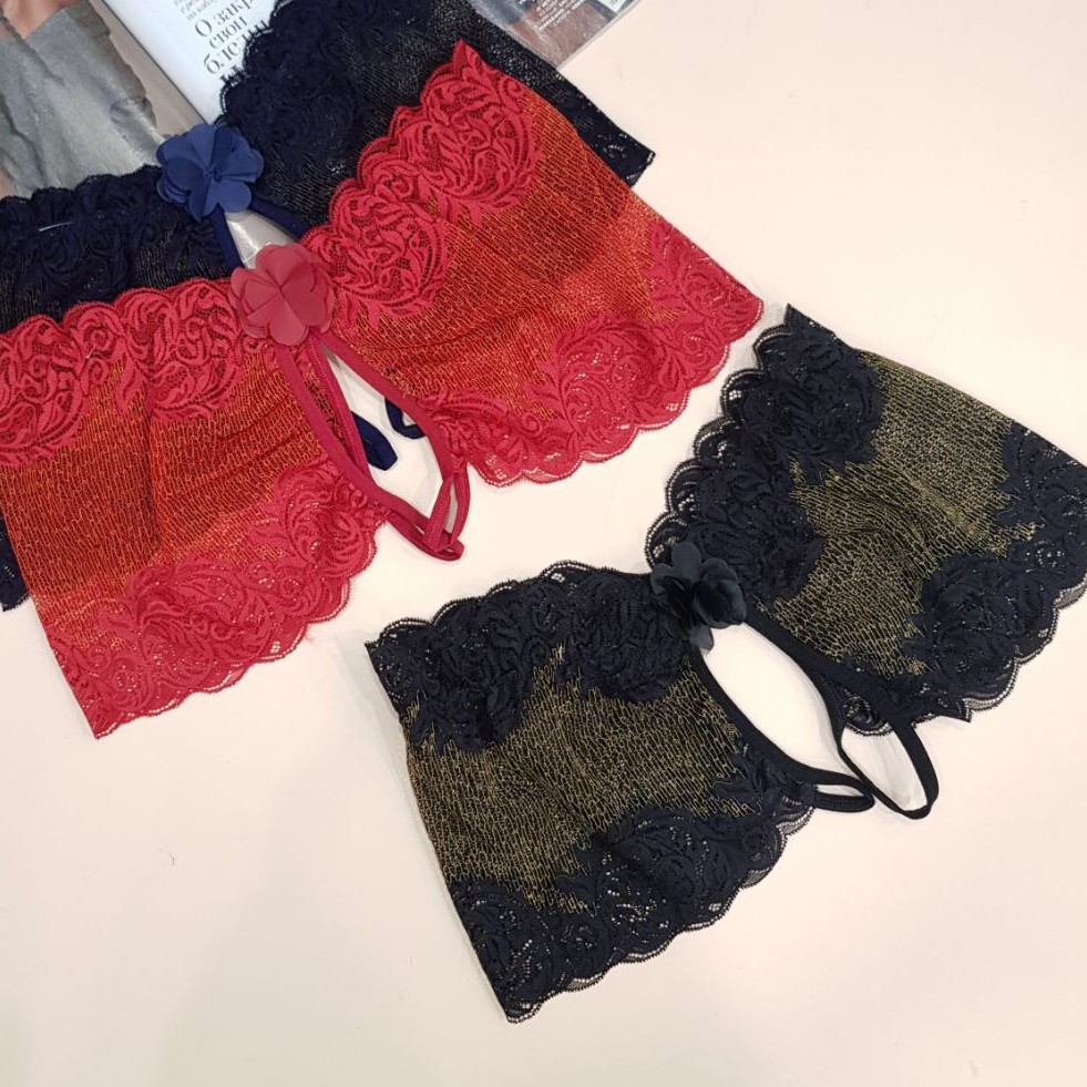 شورت جذاب توری زنانه و دخترانه فاق باز فری سایز مناسب برای 38 40 42 44 بسته سه عددی