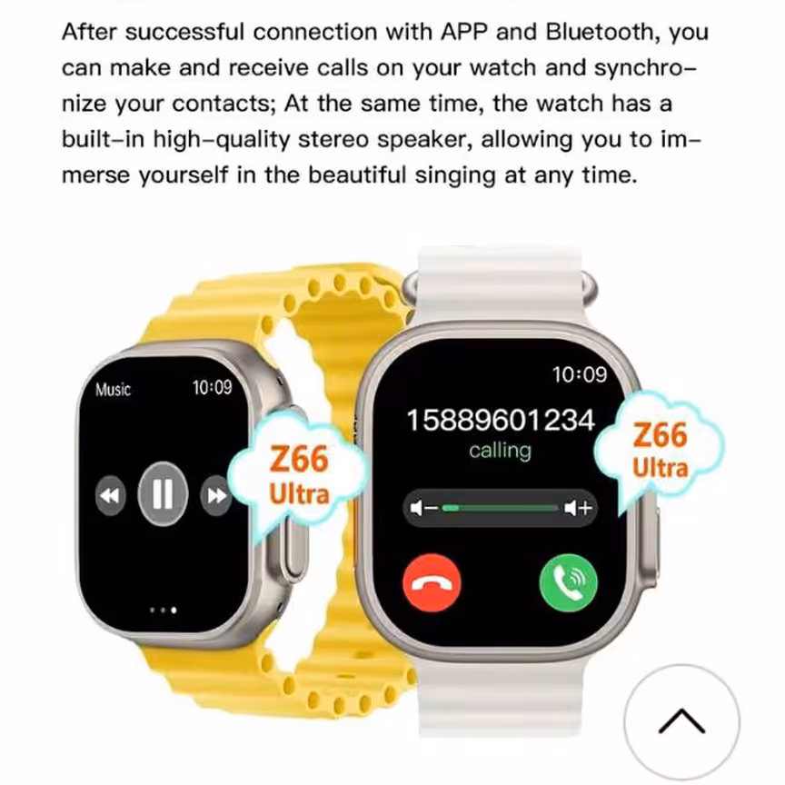 ساعت هوشمند2023 های کپی اولترا Z66
