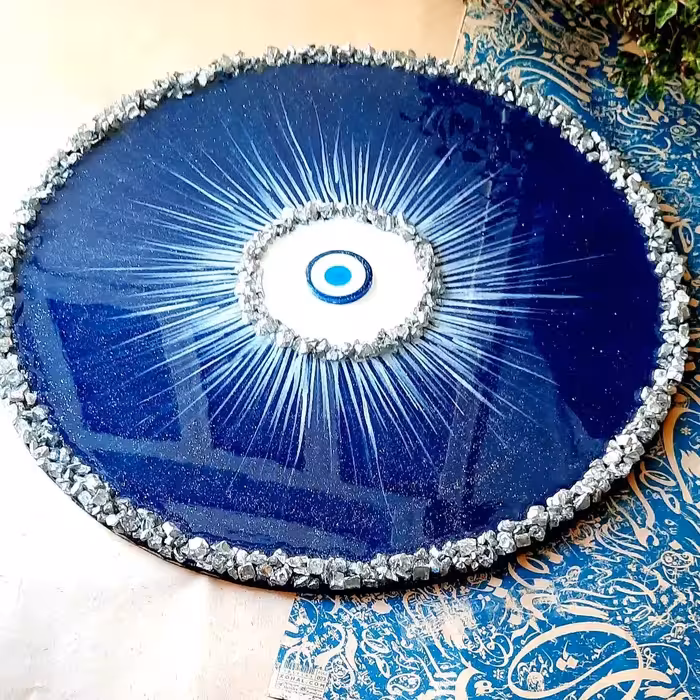 تابلو چشم نظر دکوری دیواری  سایز 40 