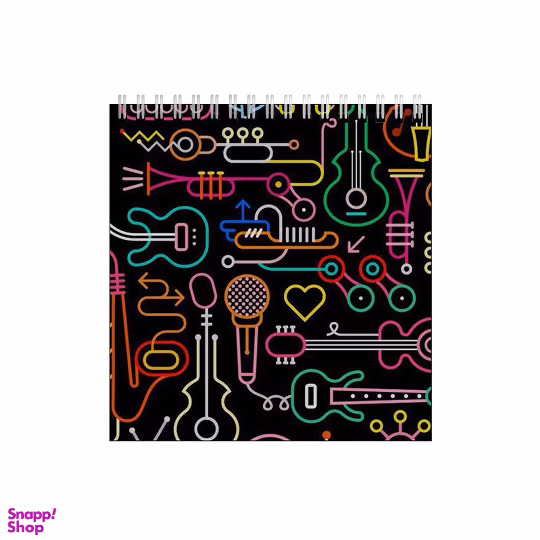 دفتر طراحی بامبیلیپ طرح وسایل موسیقی کد 3712666