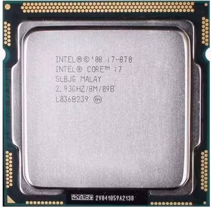 پردازنده تری اینتل مدل آی سون 870 با فرکانس 2.93 گیگاهرتز