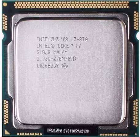 پردازنده تری اینتل مدل آی سون 870 با فرکانس 2.93 گیگاهرتز