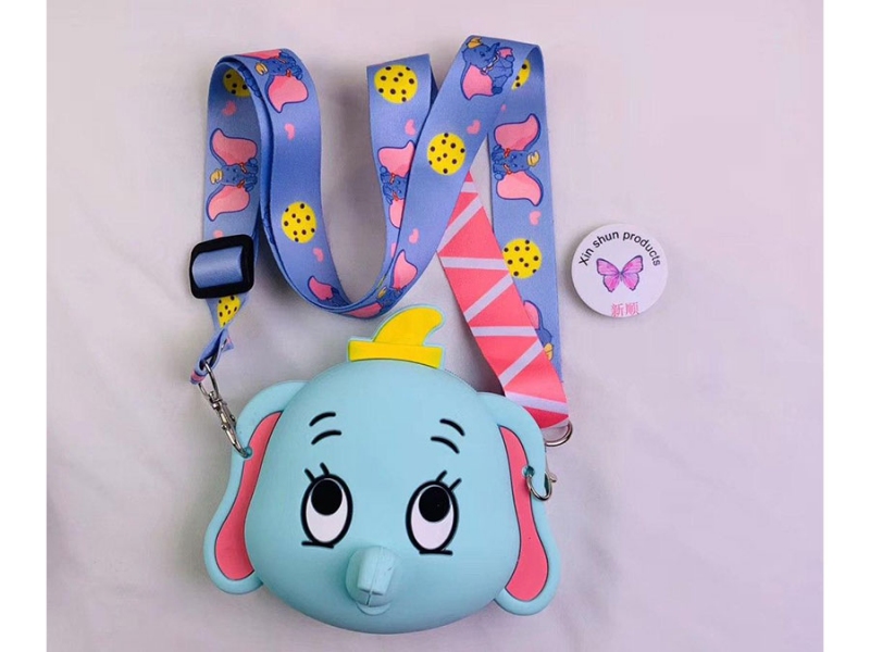 کیف سیلیکونی کوچک رودوشی طرح فیل Elephant Little Bag