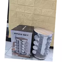 جا ادویه چرخشی گرد16 تایی بامبو