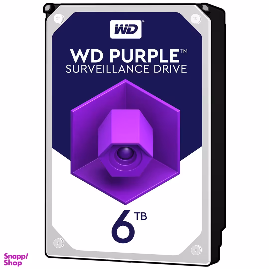 هارددیسک اینترنال وسترن دیجیتال مدل Purple WD62PURZ ظرفیت 6 ترابایت