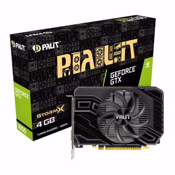 کارت گرافیک پلیت مدل GTX 1650 StormeX D6 حافظه 4 گیگابایت