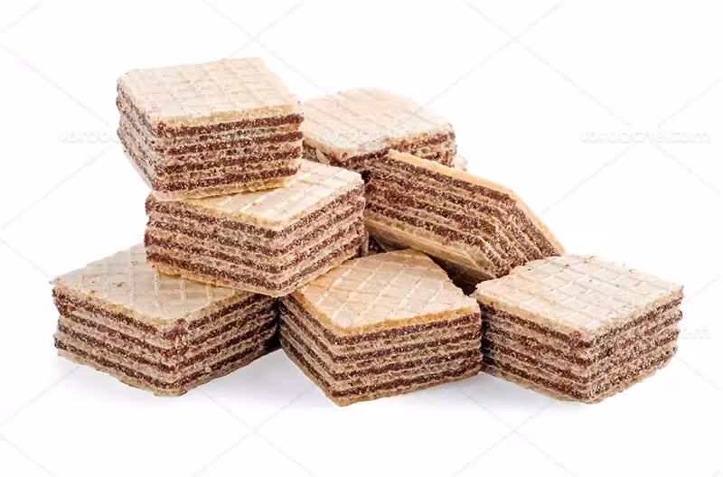 عکس با کیفیت ویفر کاکائویی | گرافیک با طعم تربچه