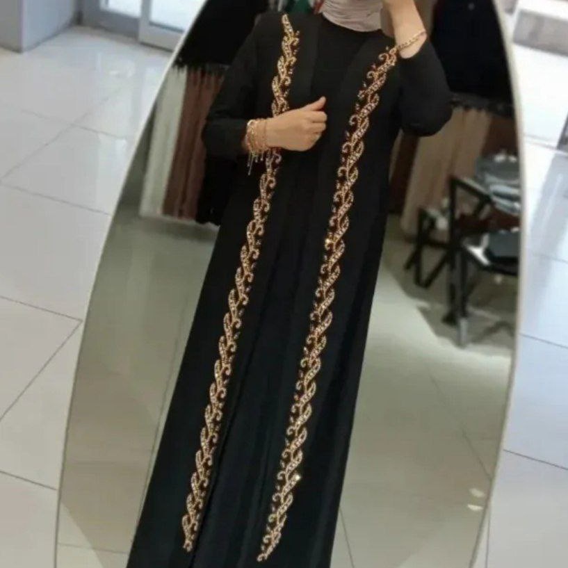 مانتو عبایی مدل دلو ین