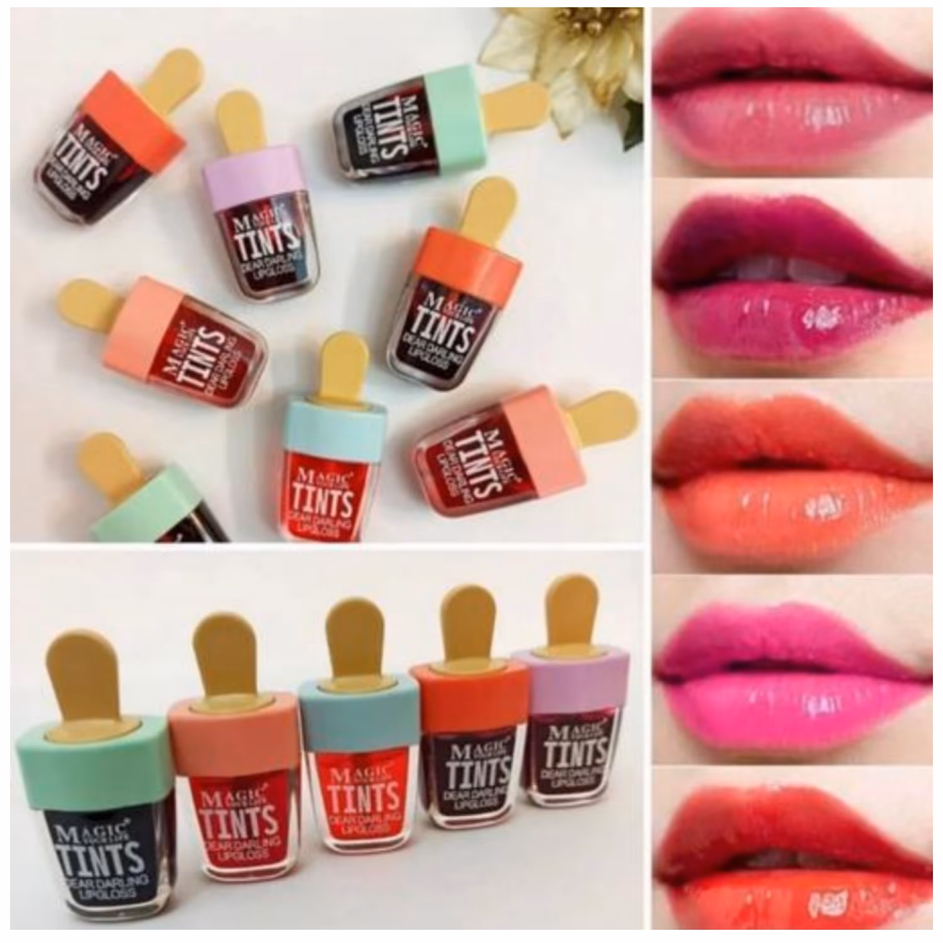 تینت لب بستنی