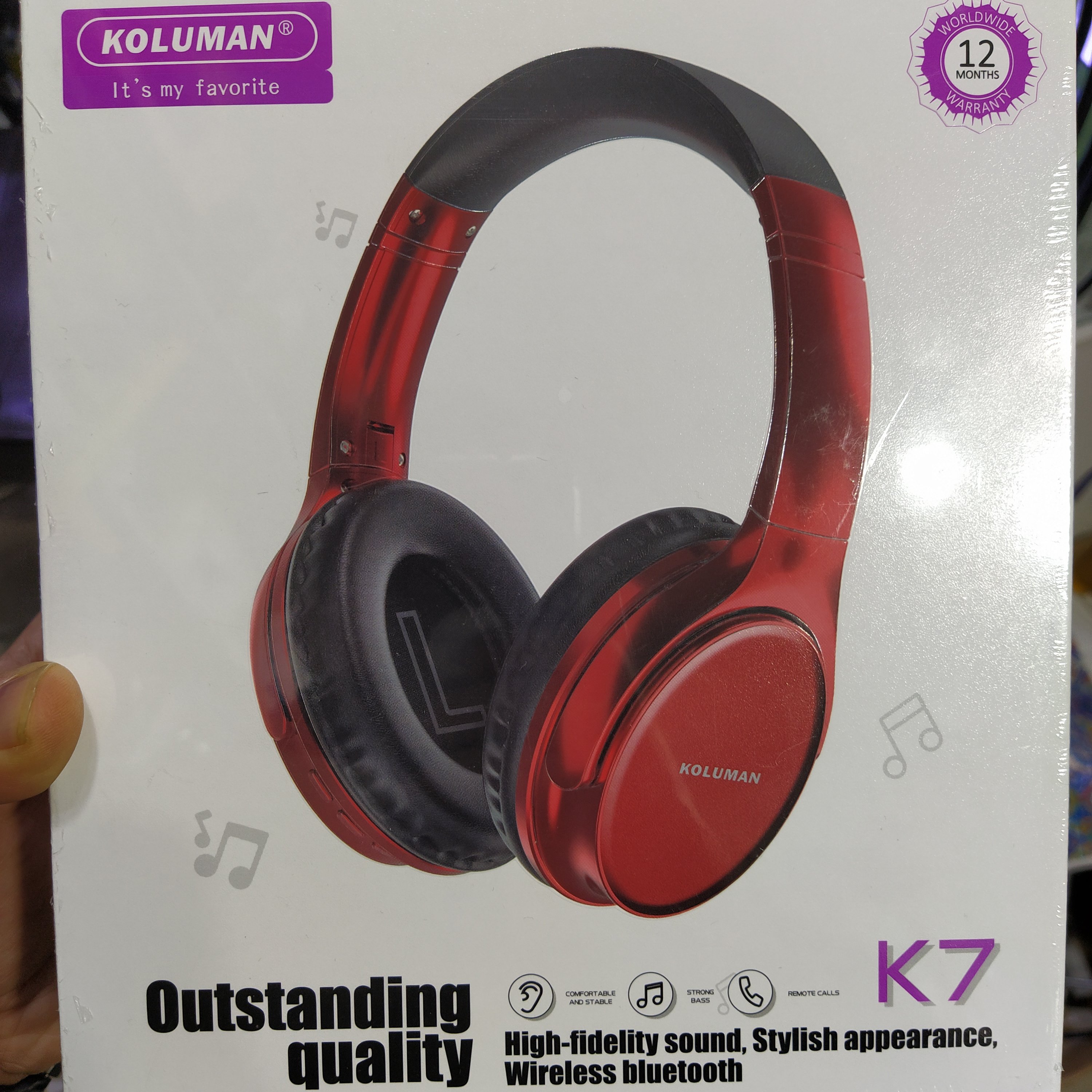 هدفون بلوتوث k7