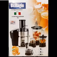 آبمیوه گیری چهار کاره بلاجیو -ایتالیایی- غذاساز-آسیاب-خردکن- رنده-مخلوط کن