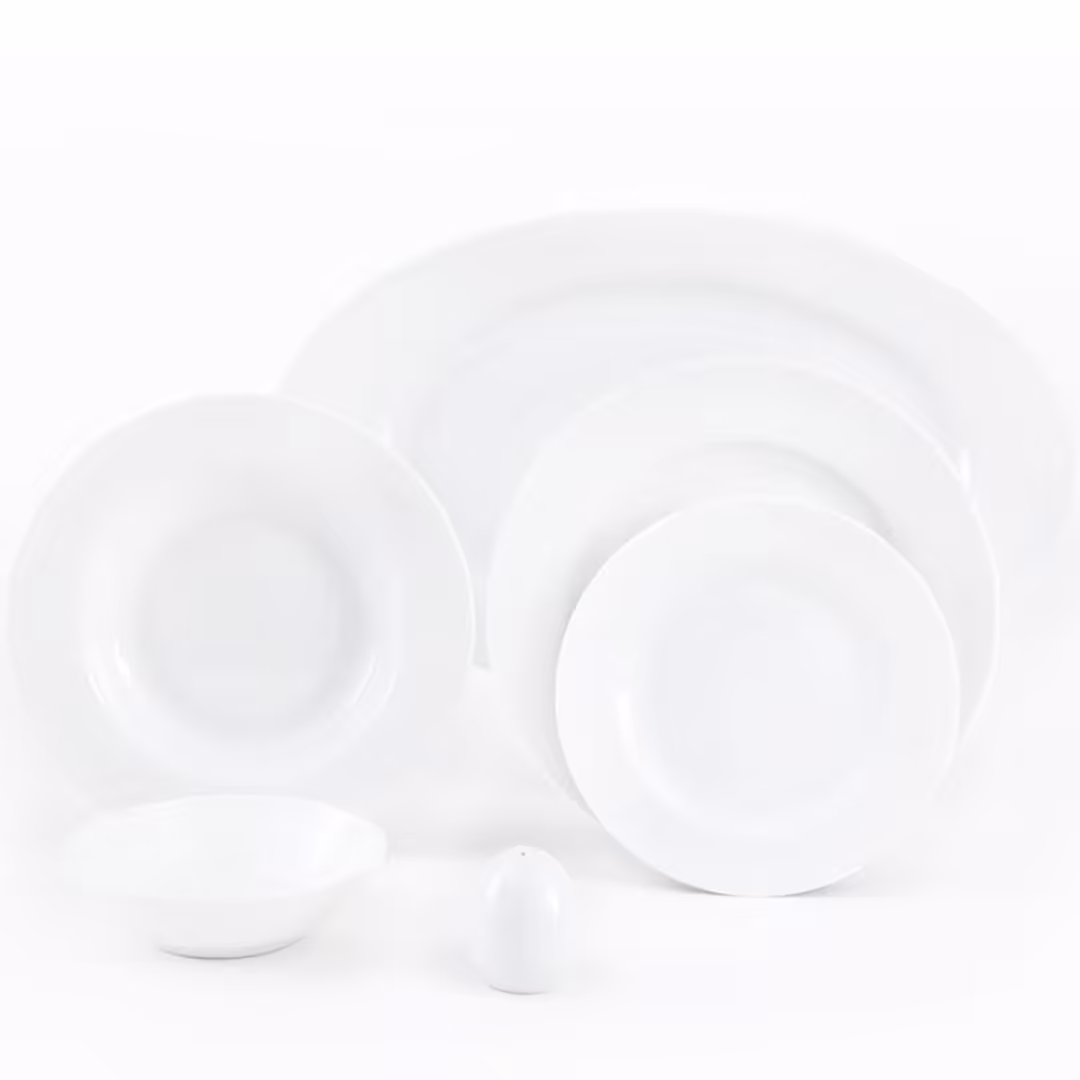 سرویس چینی 28پارچه زرین سفید 