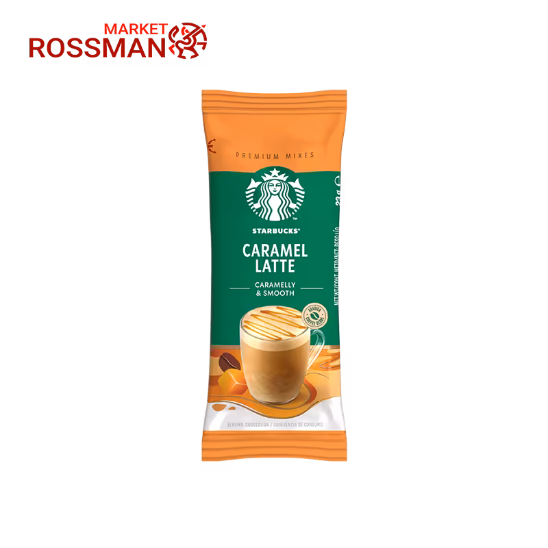 قهوه فوری استارباکس Starbucks مدل کارامل لاته وزن 22 گرم