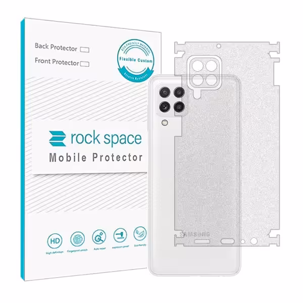 گلس محافظ پشت گوشی سامسونگ A22 مدل نانو هیدروژل مات برند راک اسپیس سایز M کد 16936