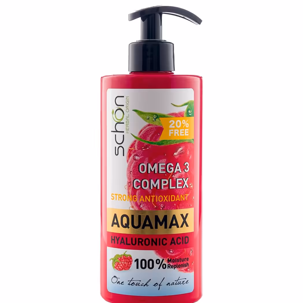 کرم آبرسان آکوامکس امگا 3 حجم 500میل شون
Schon Aquamax Omega3 Moisturizing Cream 500ml