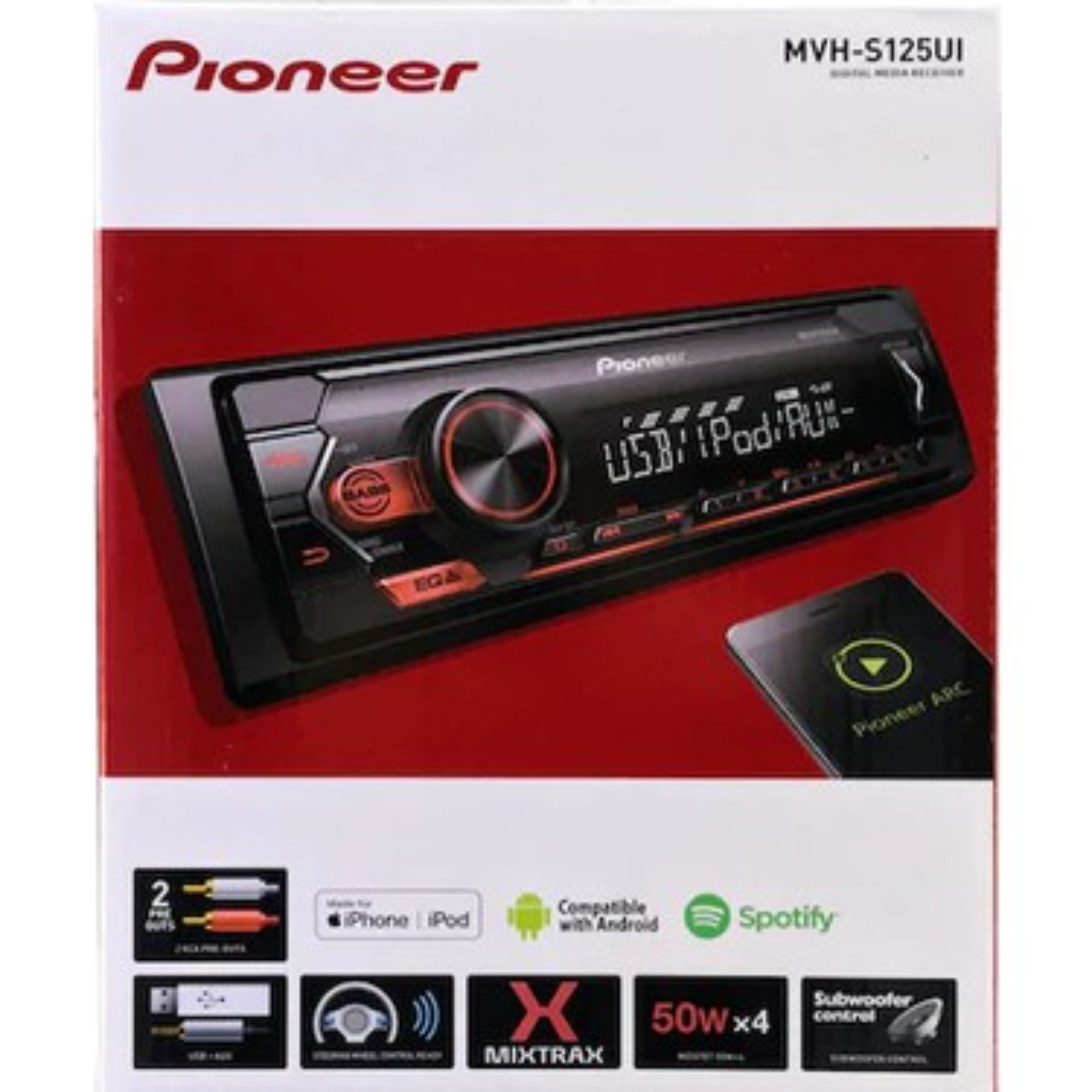 پخش کننده خودرو پایونیر مدل MVH-S125UI