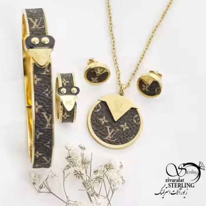 نیمست استیل طرح برند لویی ویتون(LV) کد 16339
