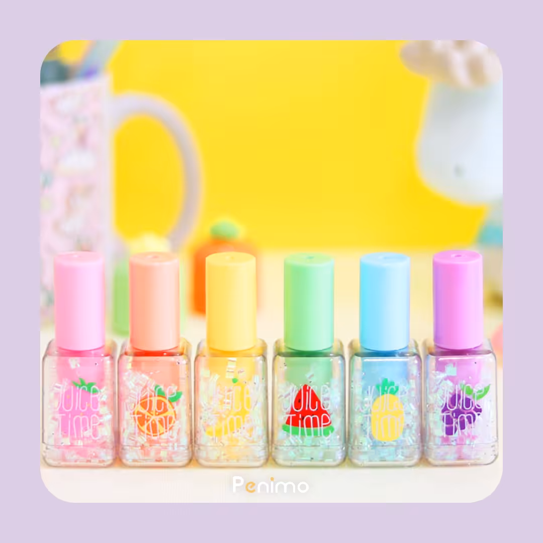 هایلایتر فانتزی طرح لاک (پک 6 رنگ)