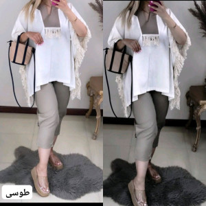 پانچو زنانه لنین مدل ست سپیده