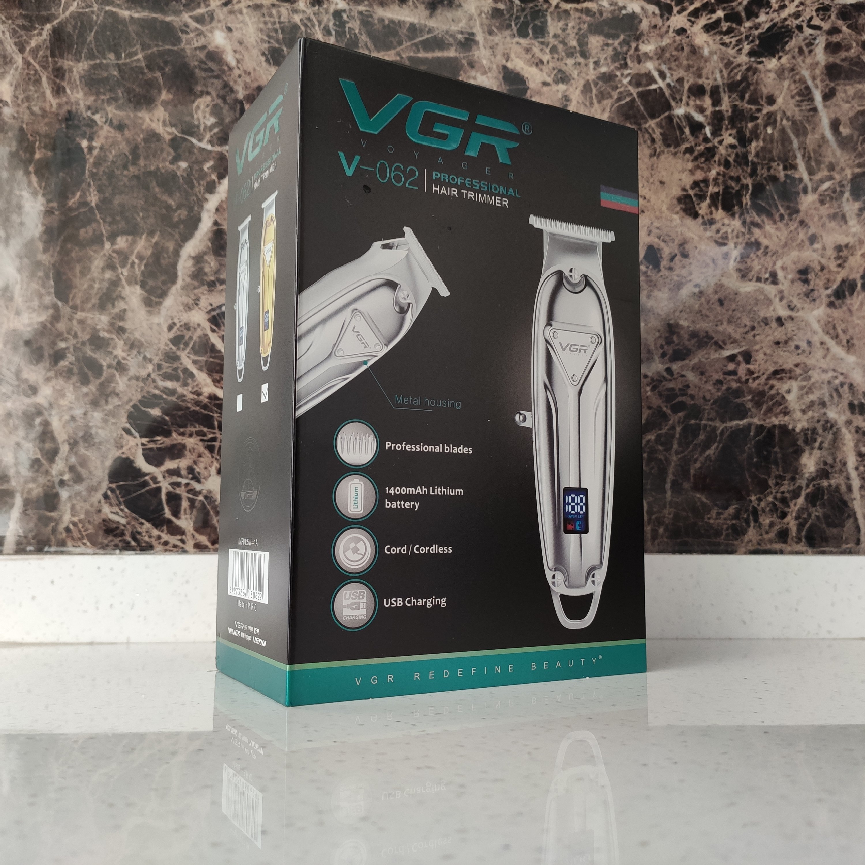 ماشین اصلاح خط زن صورت و بدن وی جی آر مدل V-062