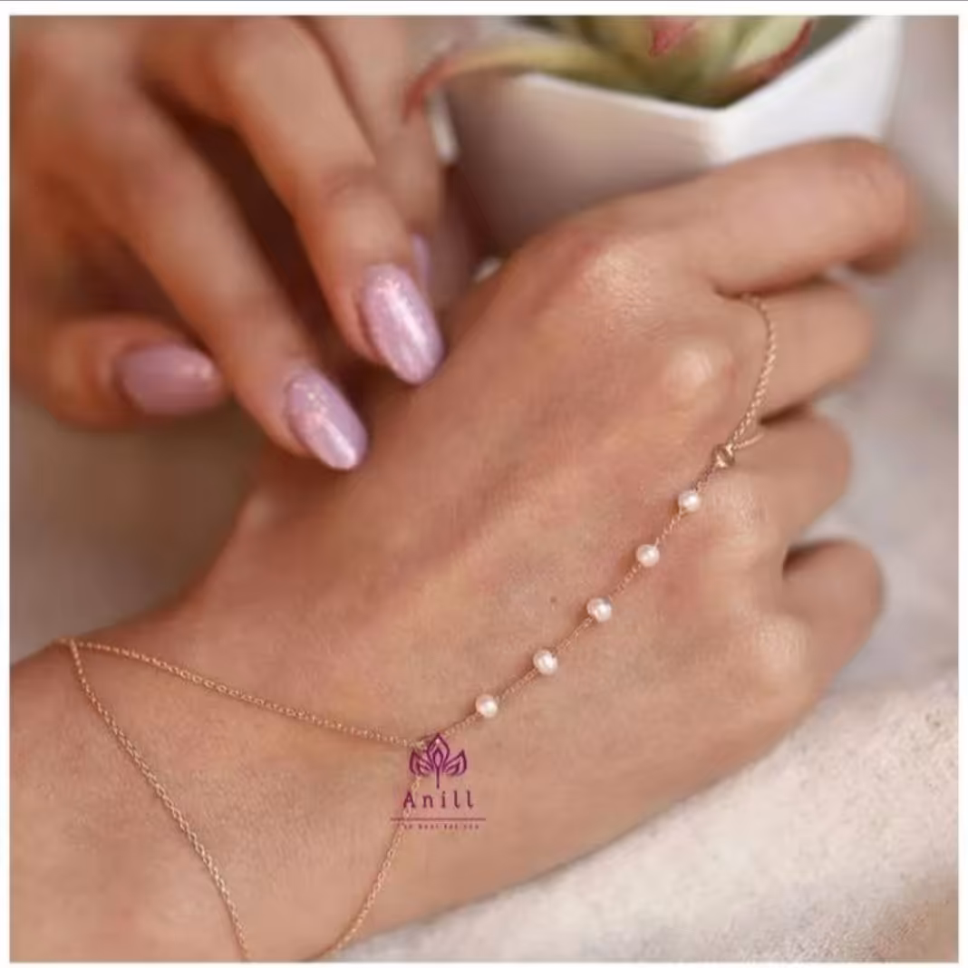 دستبند استیل انگشتی طرح الینا