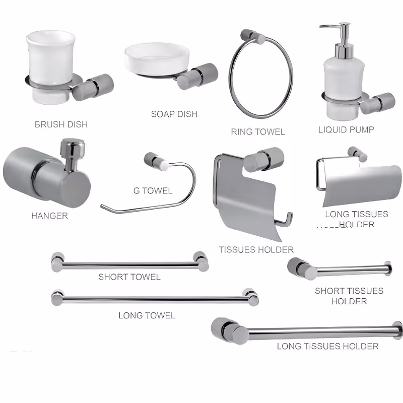ست اکسسوری  سرویس بهداشتی  DORITA مدل TOTI