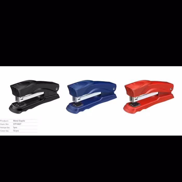 دستگاه منگنه(ماشین دوخت)،مارک سی کلاس(c.class)،مدل STP-M27،سایز متوسط،رنگ قرمز