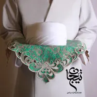 عمامه تیجان ایرانی 9 متری (درجه یک)سفید متری 