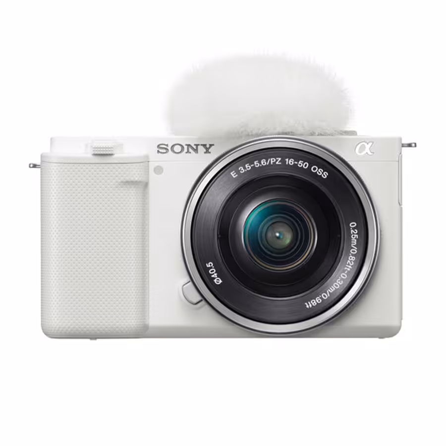 دوربین بدون آینه سونی Sony ZV-E10 Mirrorless Camera kit 16-50mm-White