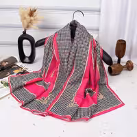 شال نخی بهاره طرحدار 