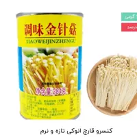 قارچ انوکی کنسرو 284 گرمی تازه و نرم 
