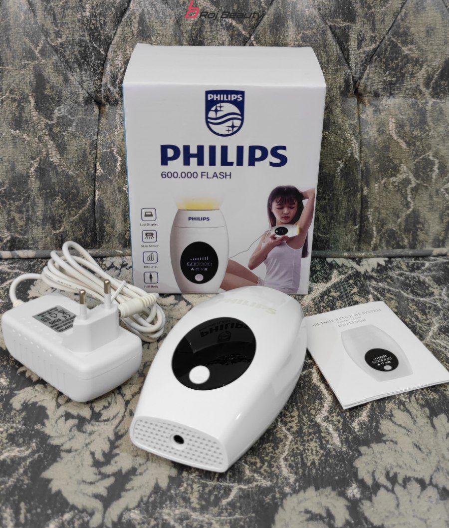 دستگاه لیزر فیلیپس هلندPHILIPSخانگی موهای زائد صورت و بدن مدل 2023