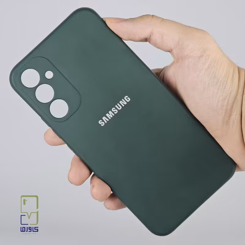 کاور سامسونگ A34 سیلیکونی یشمی| samsung A34 | کاورما