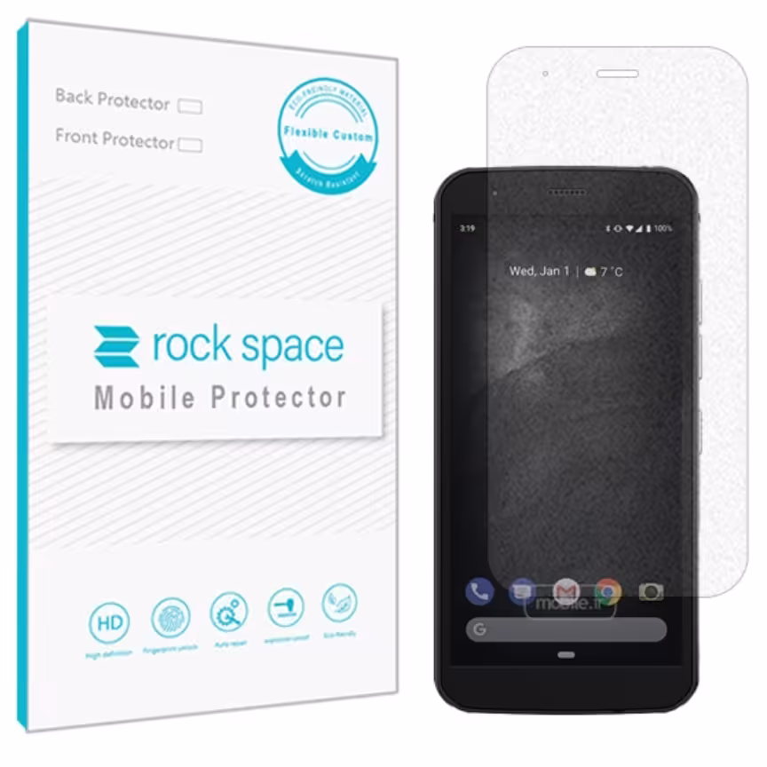 گلس مات نانو و ضد ضربه گوشی کاترپیلار S52 برند راک اسپیس  