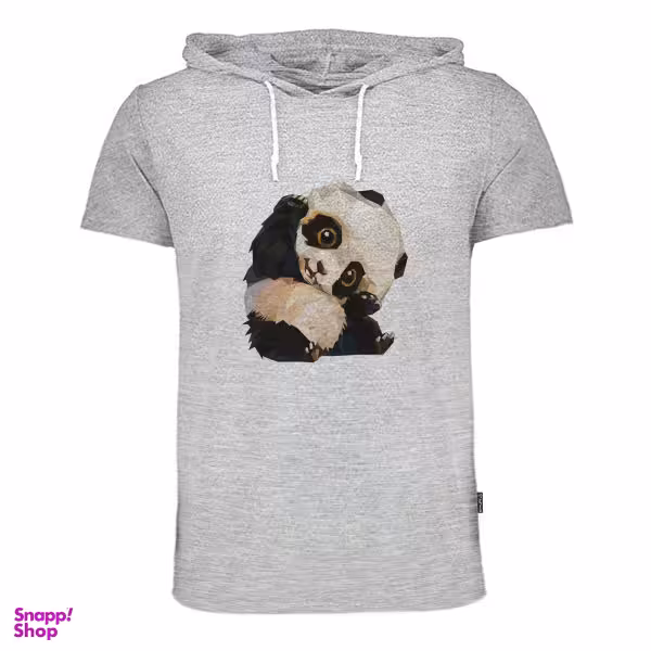 تی شرت کلاه دار زنانه به رسم (Beh Rasm) مدل پاندا کد 9117