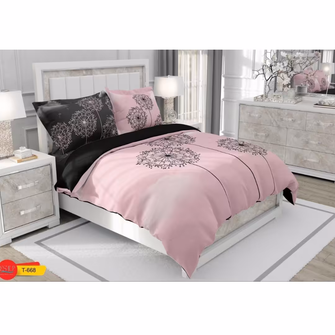 رو تختی سه بعدی دونفره کد تی 668