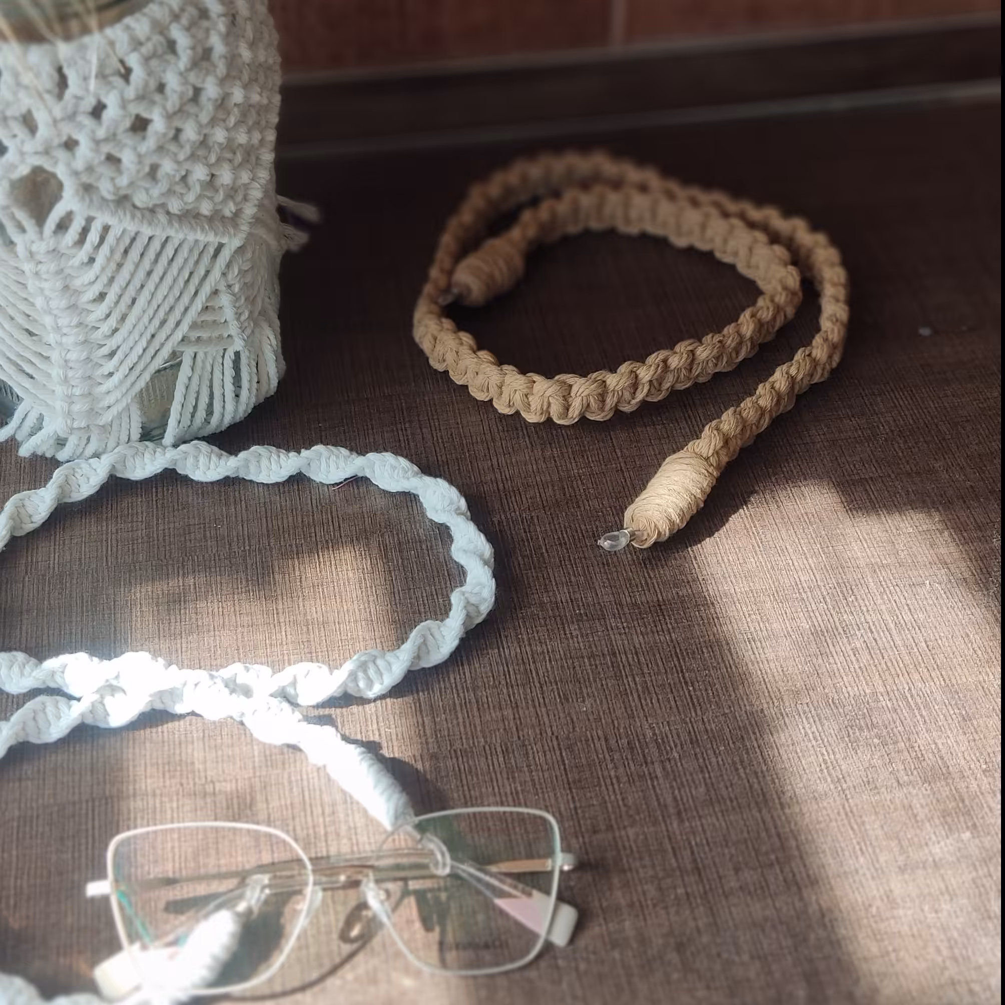 بند عینک مکرومه