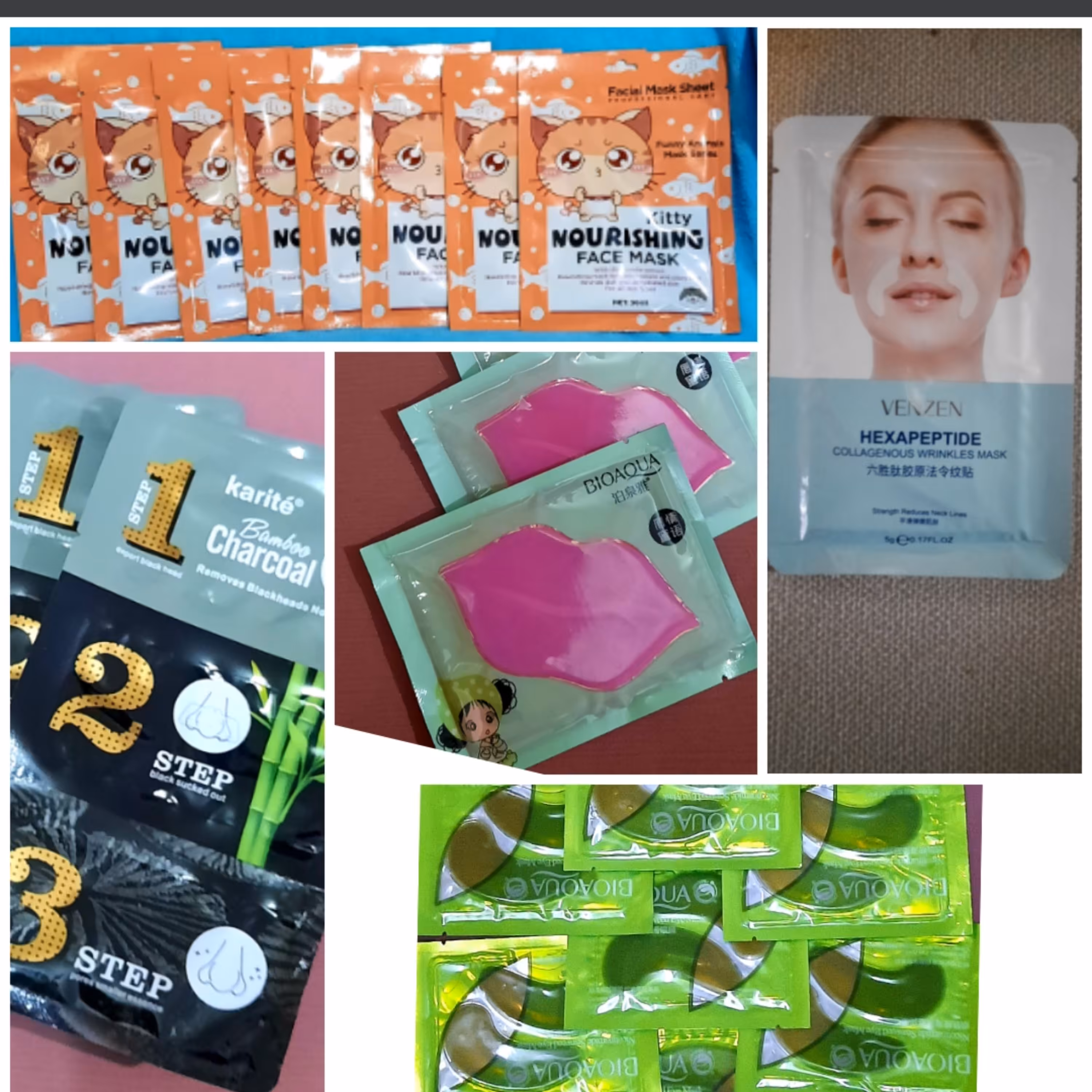 پک ماسک صورت پنج قلم