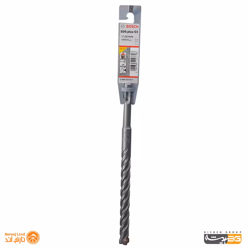 مته 4 شیار بوش سایز 14 میلی متر