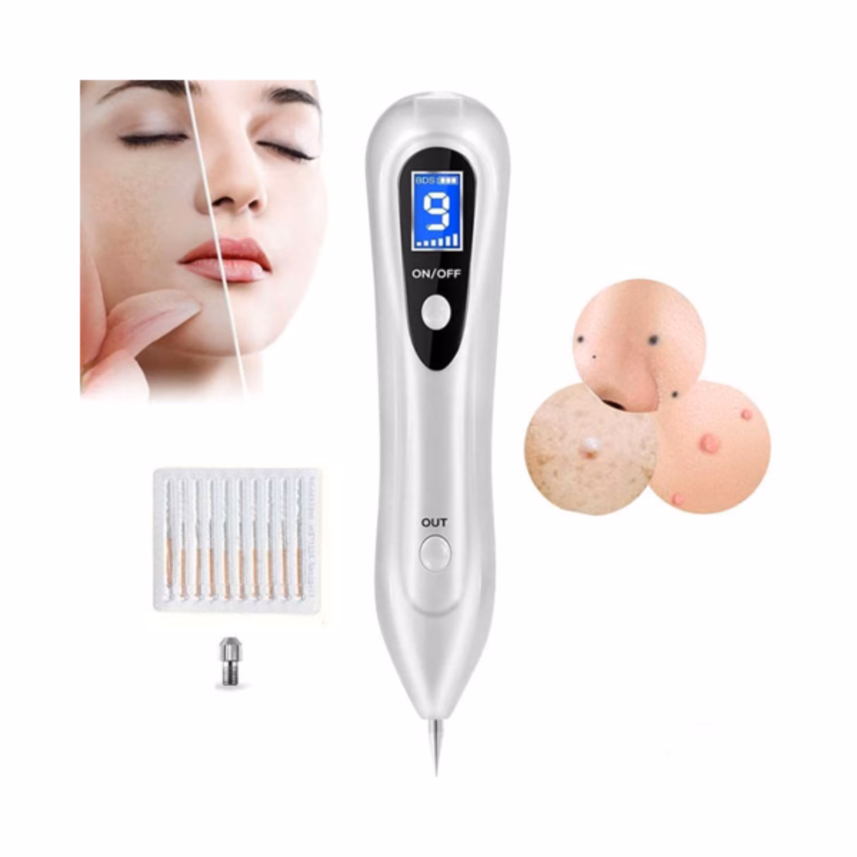 دستگاه لیزر بیوتی پن 9 قدرته چراغ دار