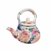 کتری لعابی یدی کونگ مدل گل صورتی