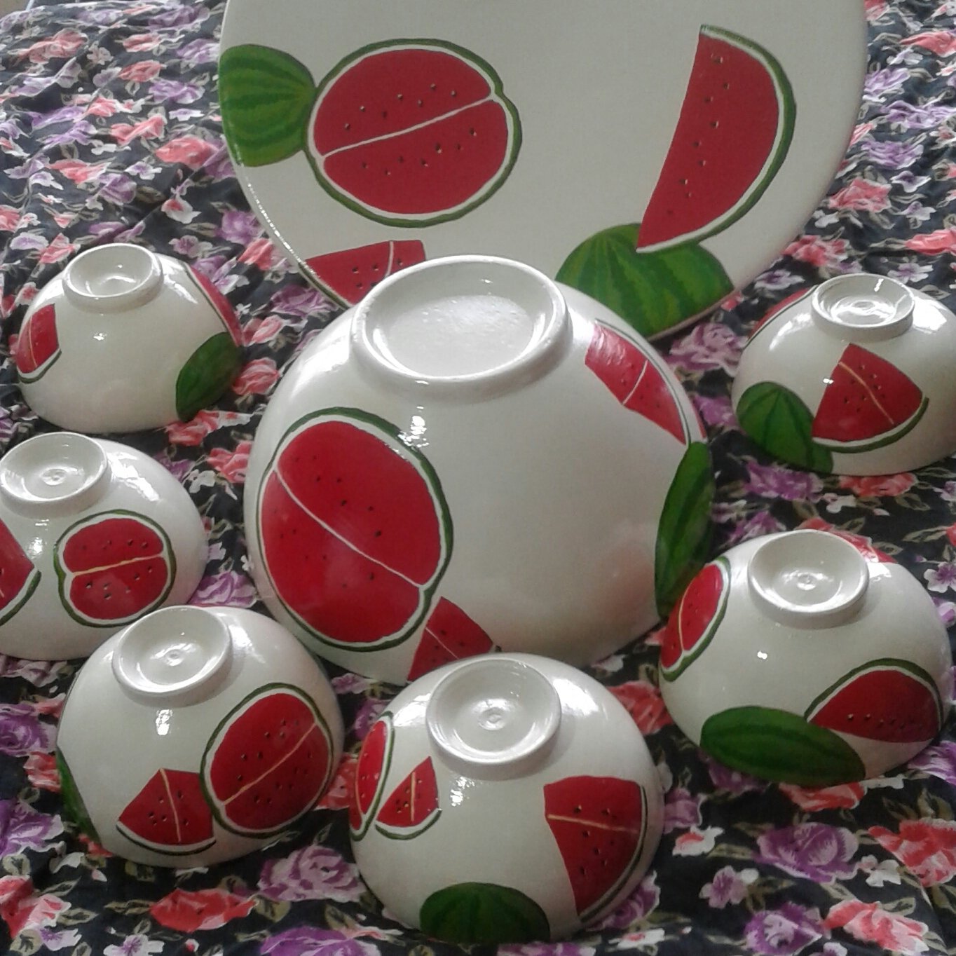 سفال دکوری تمام رنکها