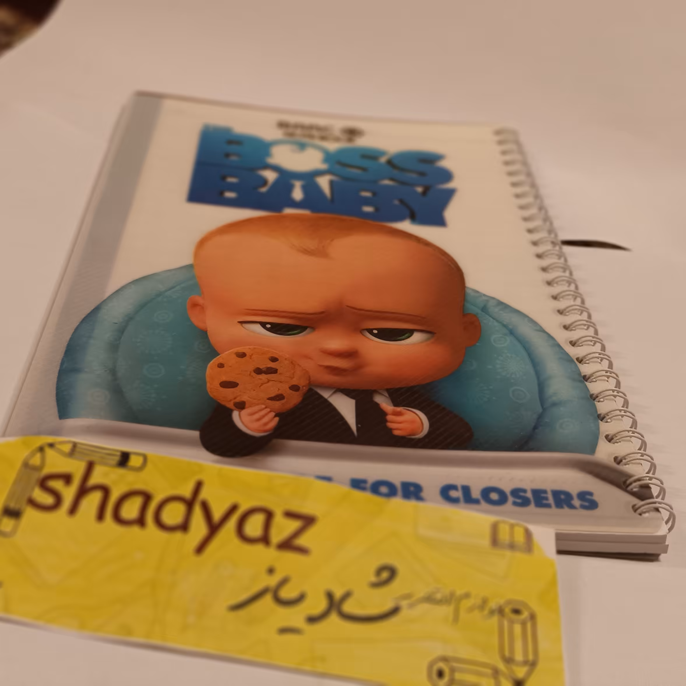 دفتر  60 برگ سیمی خط دار جلد طلقی کد 67